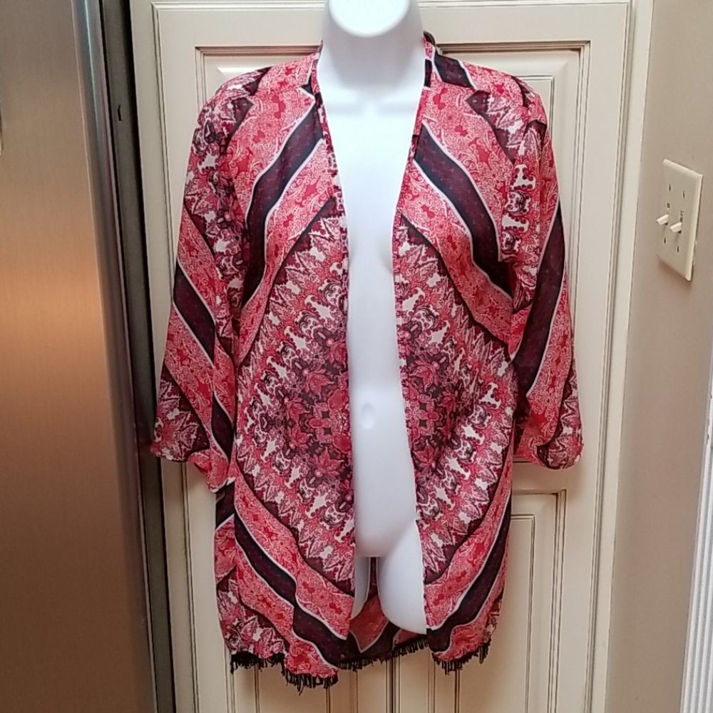 Red and Blue Kimono Alisha & Chloe